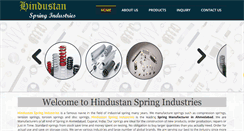 Desktop Screenshot of hindustansprings.com